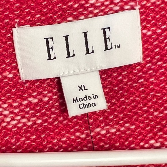 Elle Red Tweed Blazer XL - Picture 5 of 7